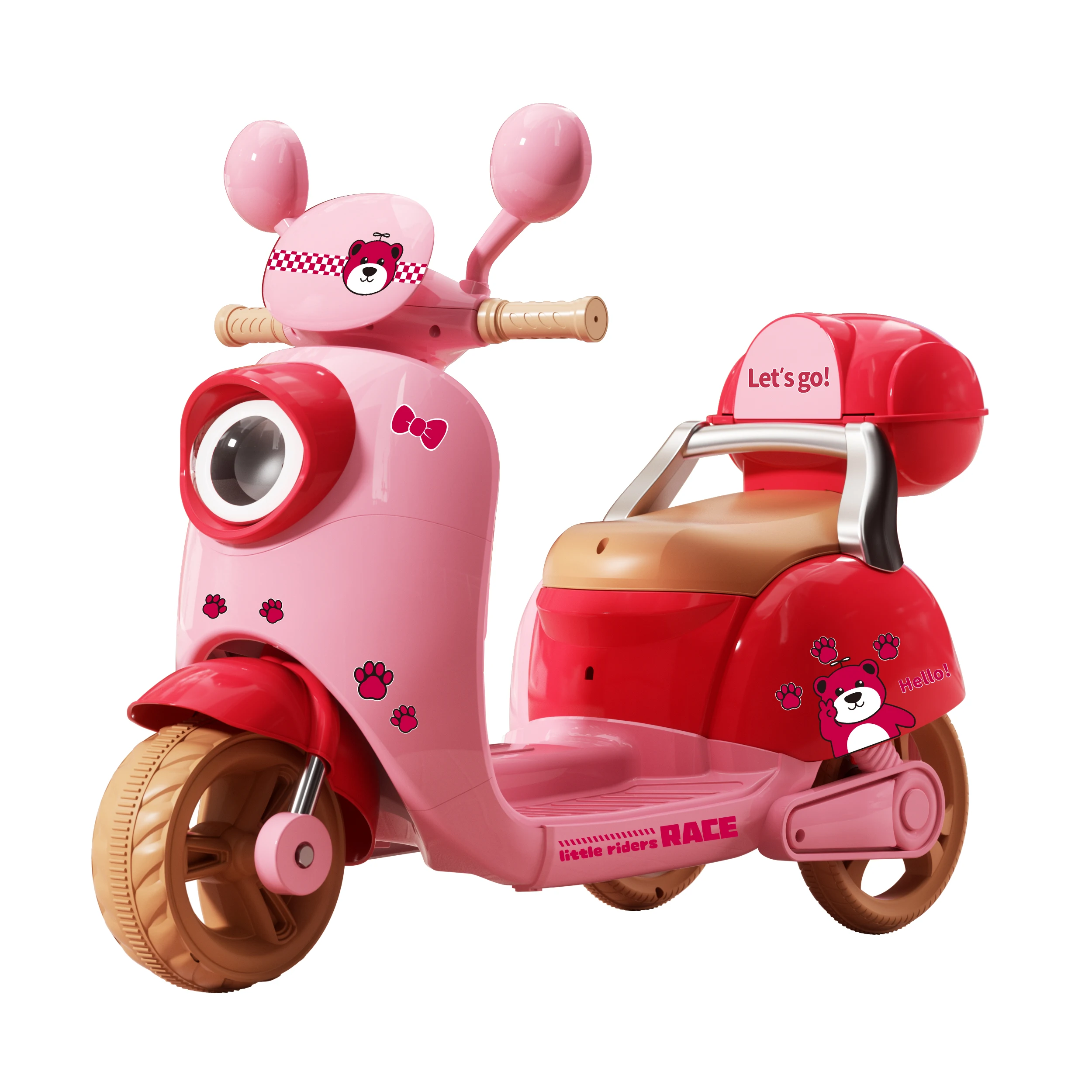 Manufacturer new electric motorcycle with light music/ 3-wheel kids battery operated motorcycle 3-8 years old.