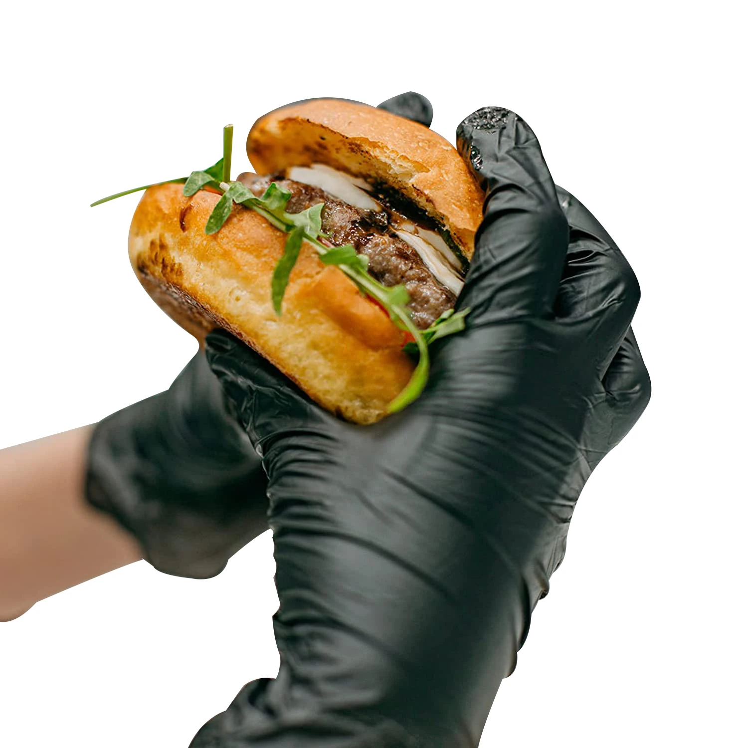 Disposable Powder Latex Free Chemical Resistant Individual Safety 3 4 5 6 8 Mil Black Blue Nitrile Glove Box Of 100