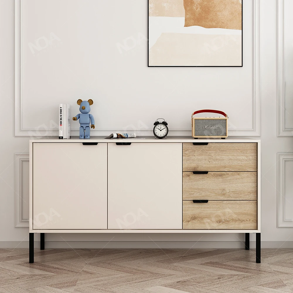 NOVA Modern Solid Wood Buffet Sideboard Cabinet For Dining Room Furniture Muebles Aparador Living Room Side Table Chest Cabinets