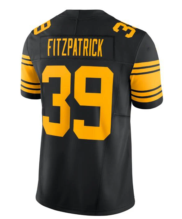 Stitched American Football Jerseys Pittsburgh 39 Fitzpatrick 43 Polamalu 86 Ward 88 Freiermuth 90 Watt 92 Harrison