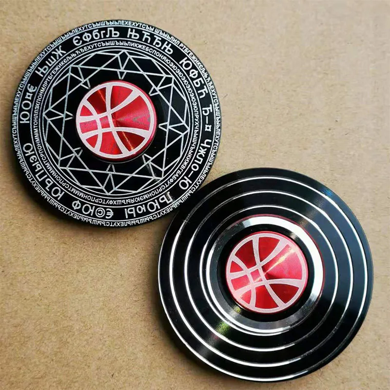 Factory wholesale aluminum alloy American captain fingertip Metal Finger Spinner decompression toy for kid gift Fidget Spinner