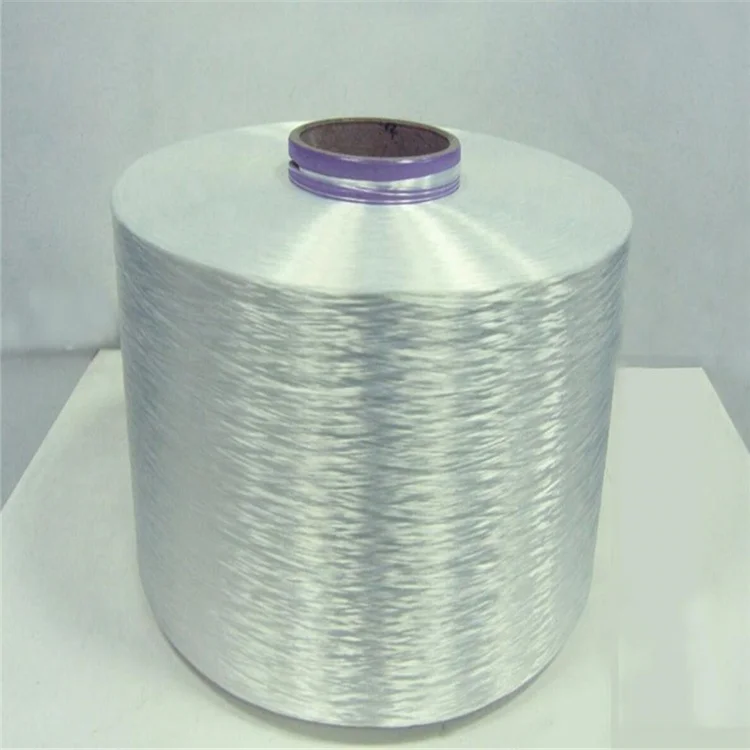 Low Shrinkage High Tenacity Polyester Yarn 1000D/192F Twisted  White for Sale