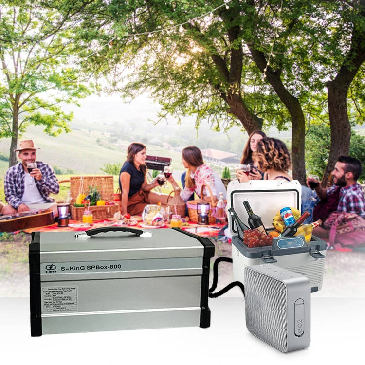 Hot Sell 800wh Portable Power Station 800 watt Solar Generator with 3-in-all inverter MPPT controller and Replacement Battery