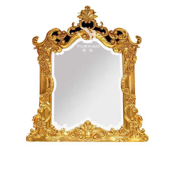 Manufacturer OEM  High Quality Antique Mirror Frame Bathroom Wall Decorative