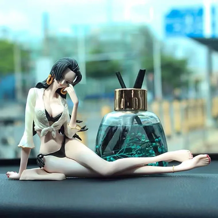 One Pieces hands white dress female emperor pink dress female emperor hands sexy decoration PVC anime action figure