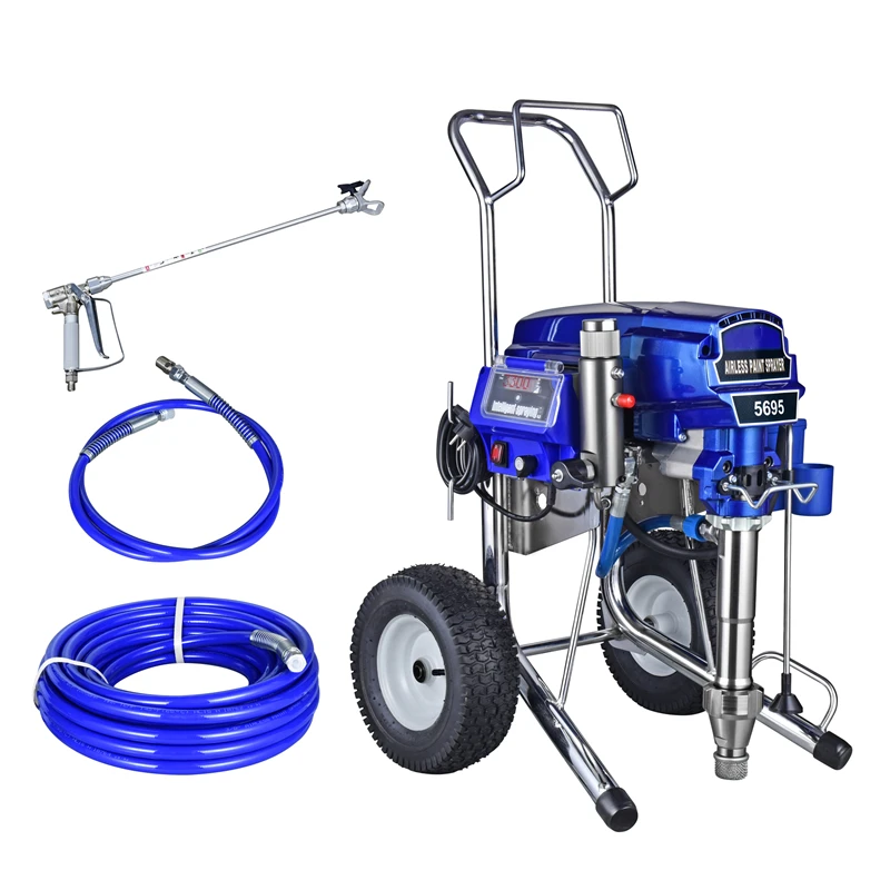 Sanfine Contractors Favorite Component Airless Painting Machine Plaster Airless Sprayer X for Heavy Coating and Texture Putty