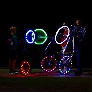 Waterproof Bright Bicycle Tire Lights Strip Safety Spoke Lights LED Bike Wheel Light
