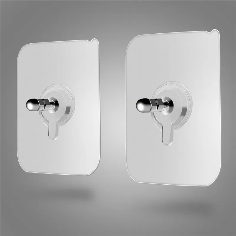 Hot Sell Waterproof Strong Nail Free Wall Mounted Adhesive Hook Screw Hanger Hook