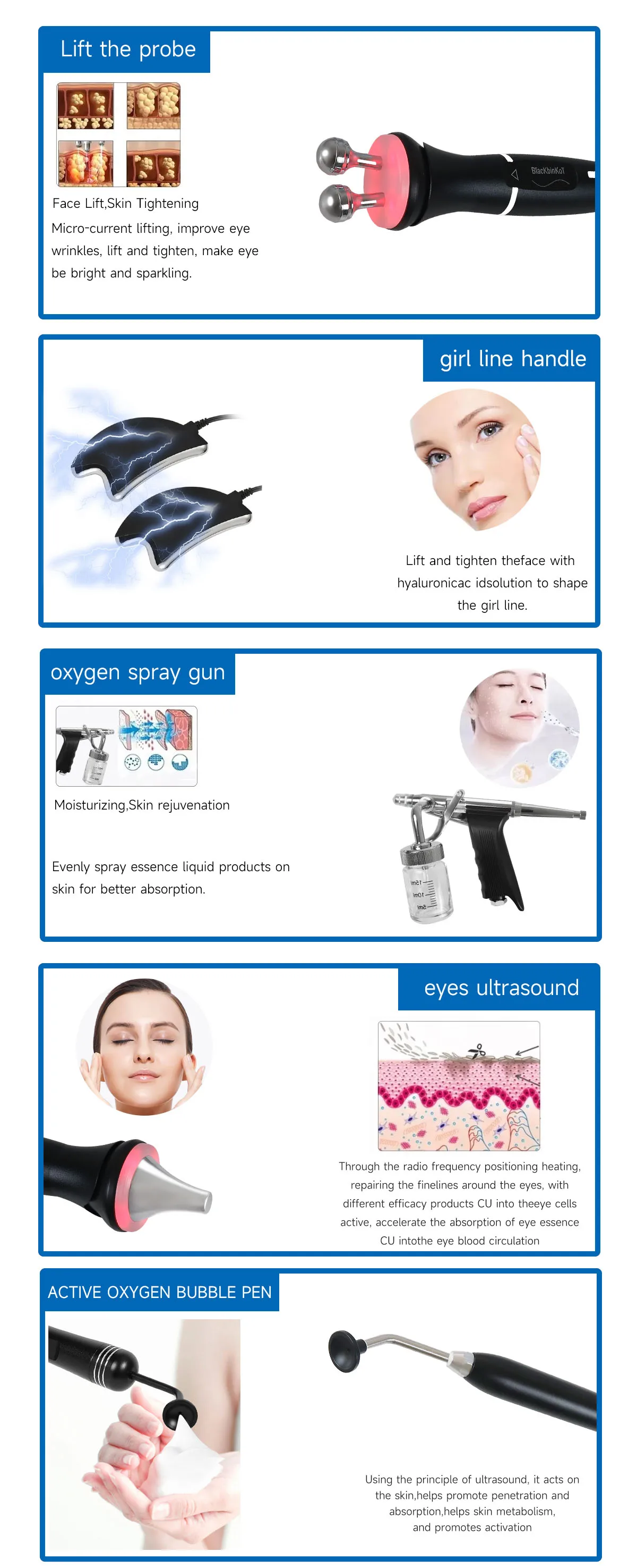 10 in 1 Microdermabrasion Aqua Peeling Machine Hydro Oxygen Facial Dermabrasion Face Deep Cleaning H2o2