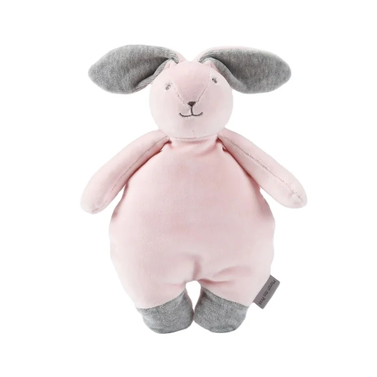 Ready to ship Wholesale 27cm cute long eared rabbit doll plush toy for easter holiday Super soft animal bunny plush stuffed toys