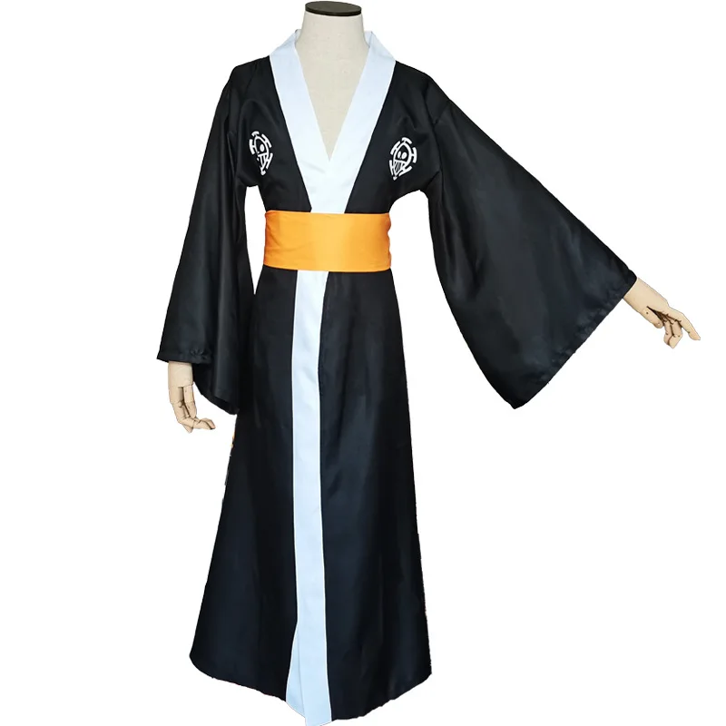 One Piece And Zhiguo Same Style Trafalgar Law Cosplay Kimono Japanese Anime Show Performance Costumes