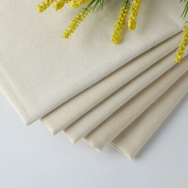 Прямой Производитель Shaoxing Textile 100% хлопок тканый холст натуральный органический