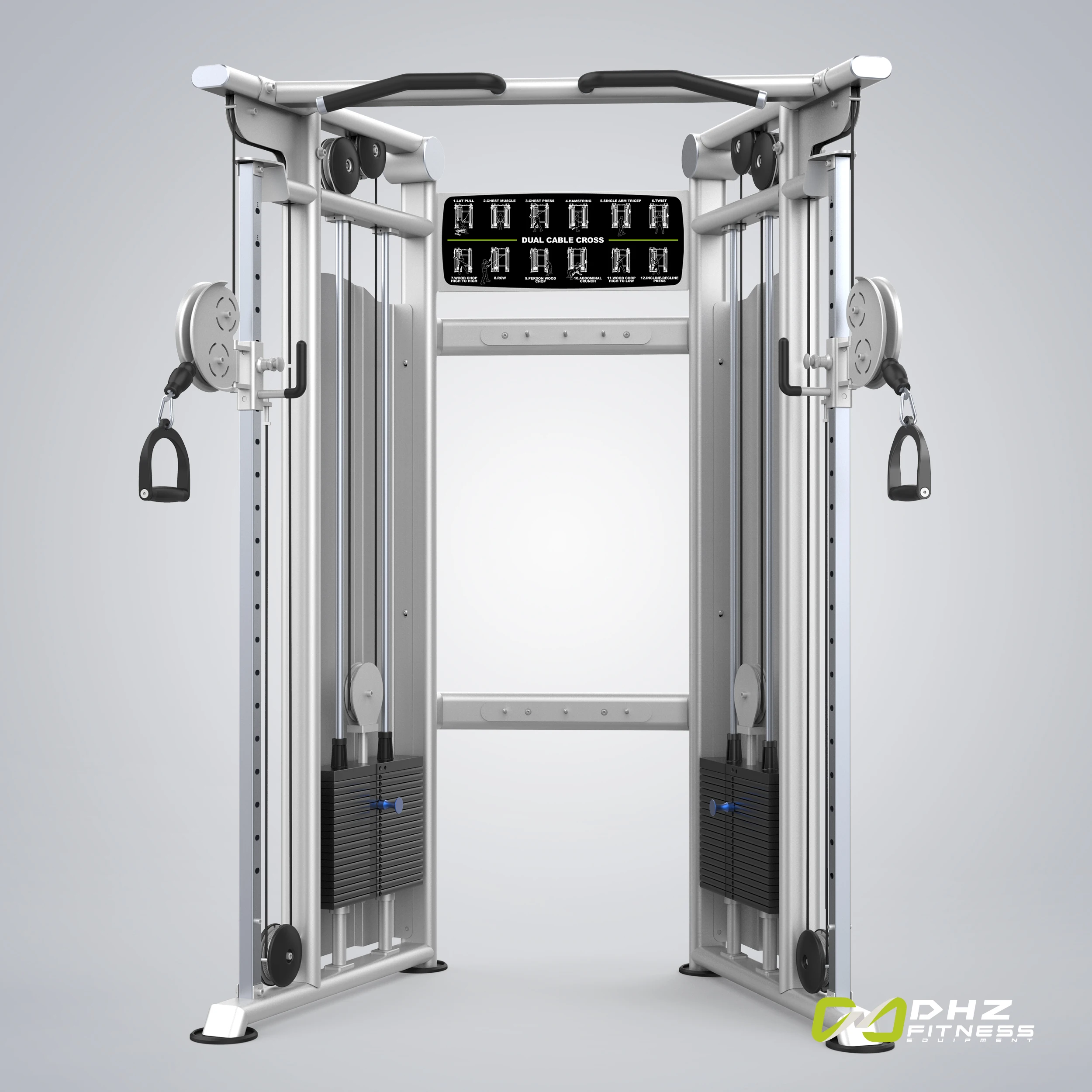 DHZ Gym Equipment Prestige Series U2017 Functional Trainer