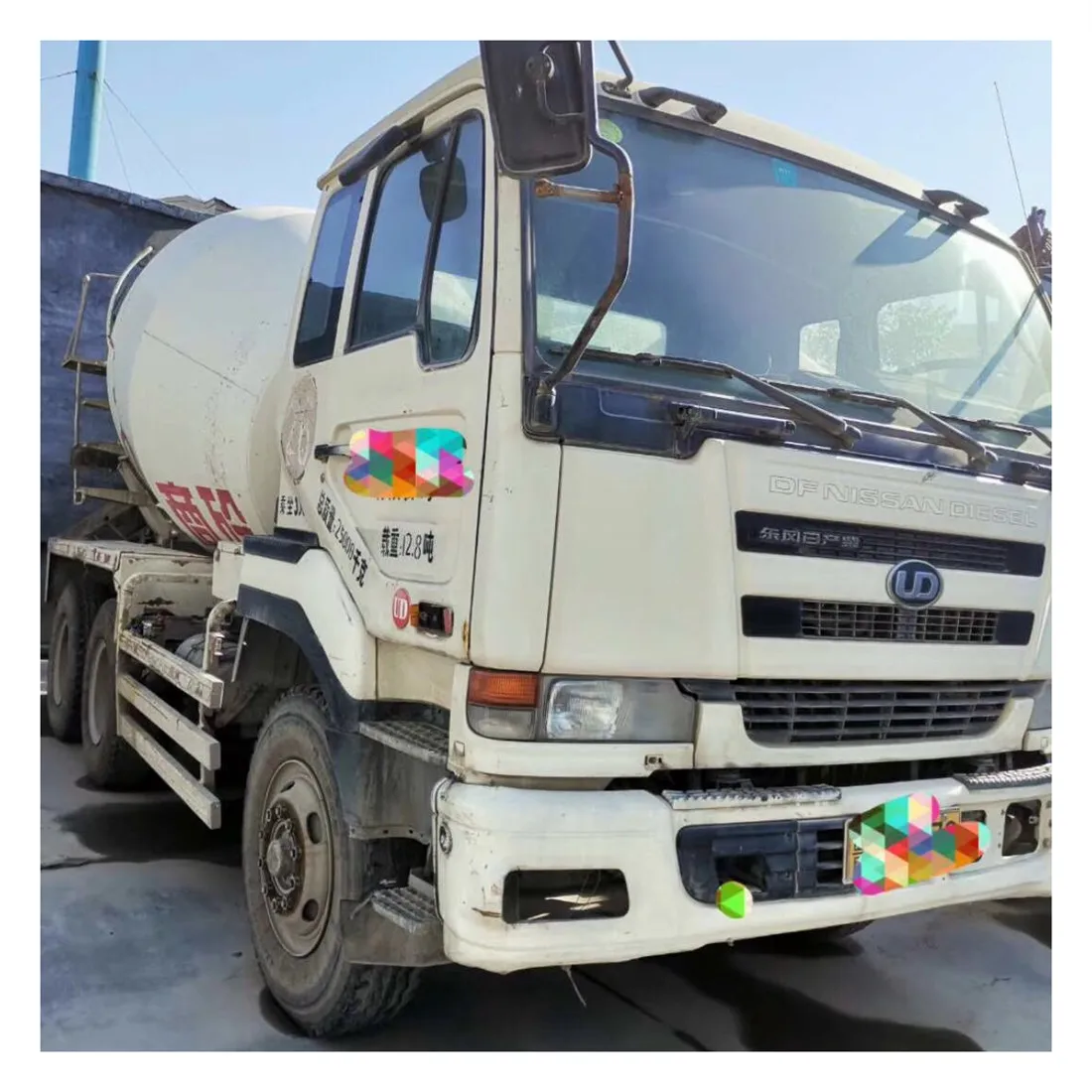 6x4 японский грузовик nissan бетономешалка высокого