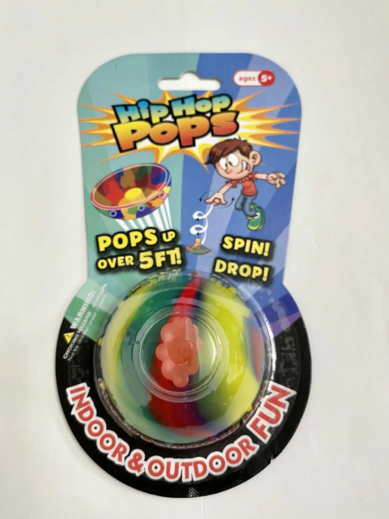 New Hip Hop Pops Toys Rubber Colourful Bounce Bowl Spinning Top Jumping Half Bouncing Ball Jumping Popper Ball For Kids