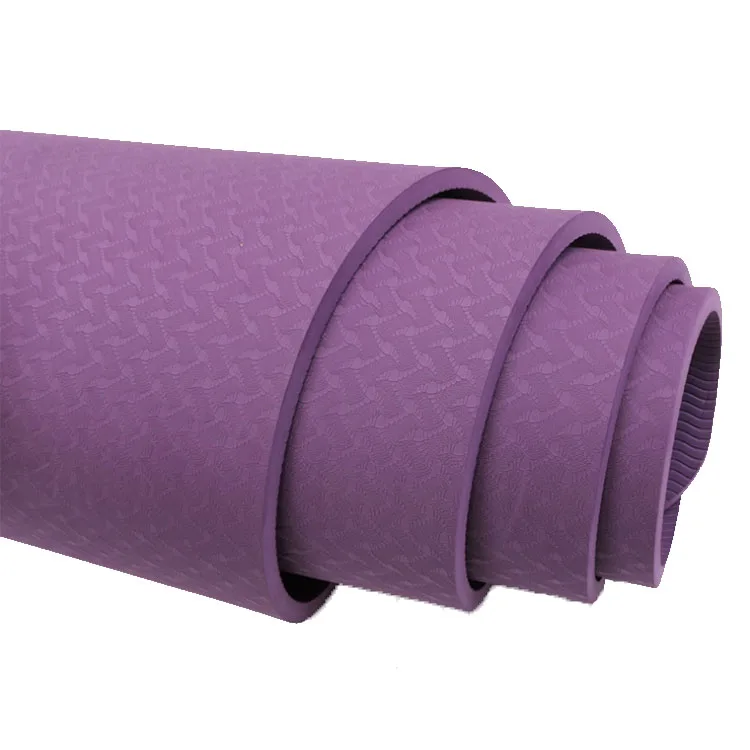 Miska wholesale TPE Yoga mats custom logo eco friendly Non slip custom design high quality gym fitness mattes kid TPE yoga matt