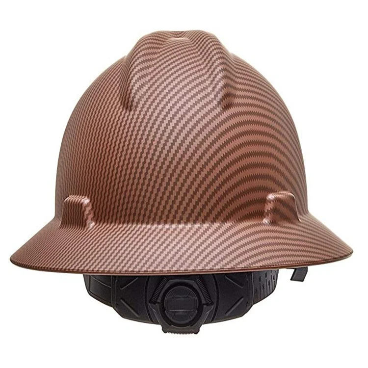 Carbon fiber full brim M090 construction industry mining worker safety helmet hard hats