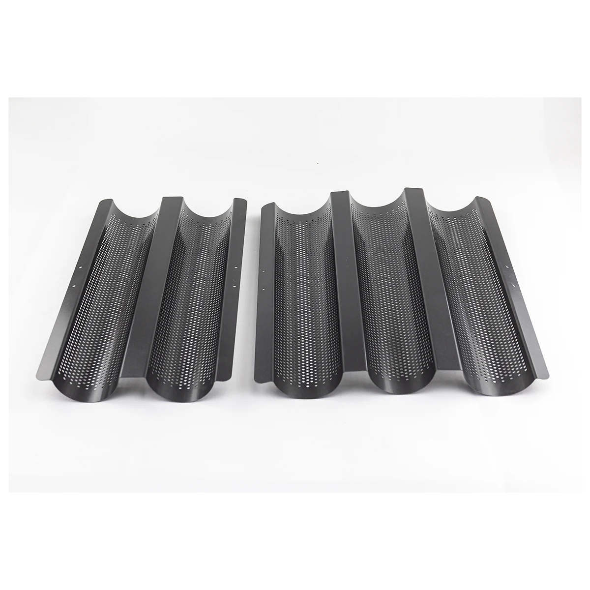 Антипригарная форма для выпечки, 2 / 3 паза, из углеродистой стали