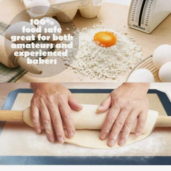  Suitable for making macarons and biscuits Non-Stick Food Safe silicone baking