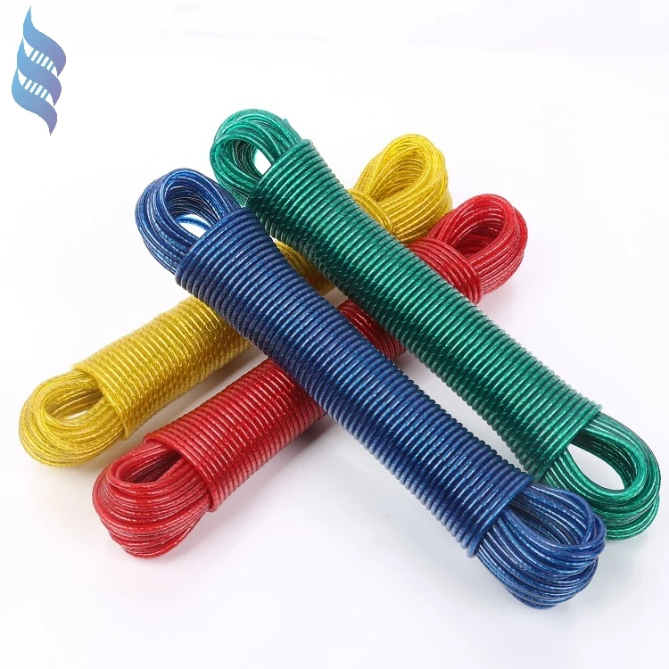 Nylon Coated 304 Stainless Steel Wire Rope 7*7-0.6-0.8mm for Fishing Use