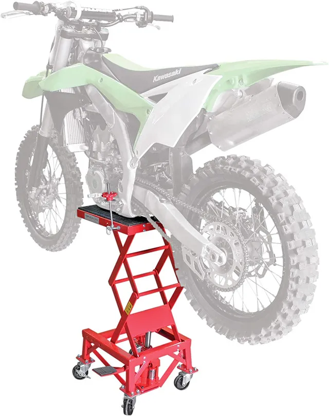 Гидравлический ножничный подъемник для мотоцикла