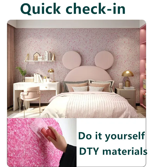 Living Room Bedroom 3d Flower WallpaperPeel And Stick Waterproof Wallpaper For Bedroom