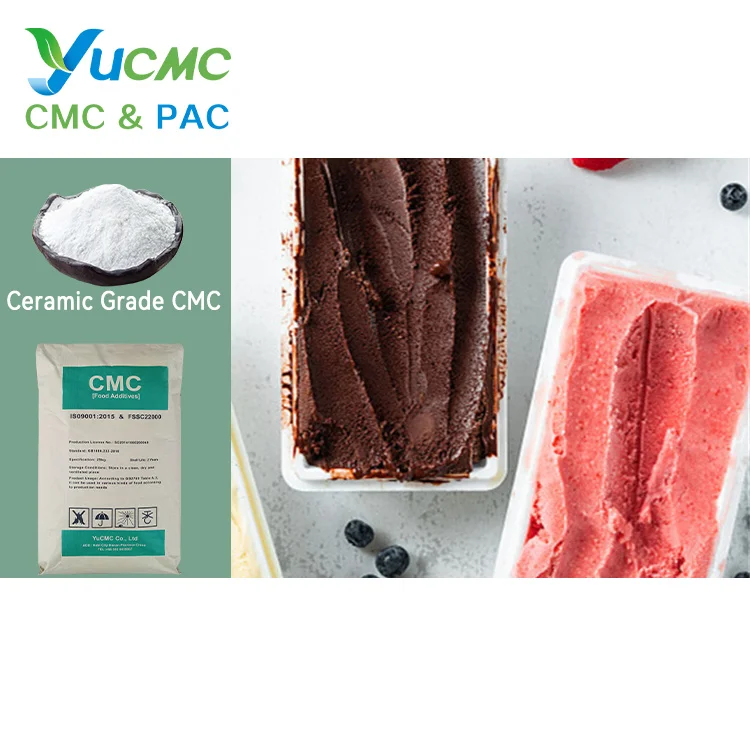 Yucmc Additive Carboxy Metyl Exporter Grade China Food Additives Supplier Sodium Carboxymethyl Cellulose Cmc