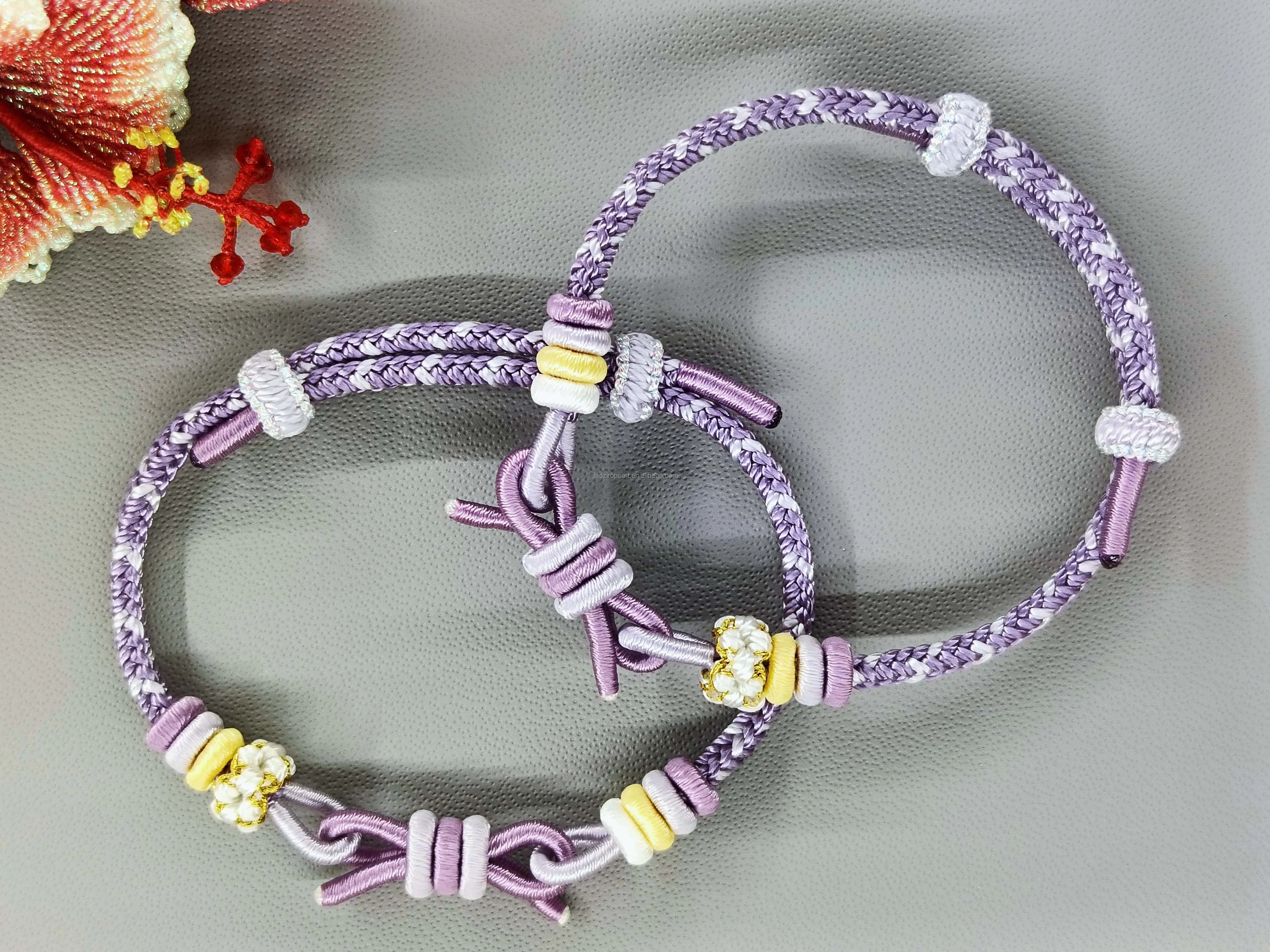 Handmade Eight-Strand Charm Bracelets for Women Chinese Elements New Trendy Fashionable Bangles Unique Gift