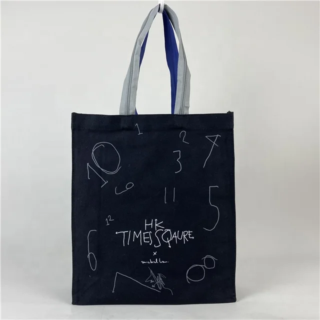Factory Custom Printed Logo Large Reusable Foldable Fabric Cotton Waterproof Quality Mini Tote Bag Canvas