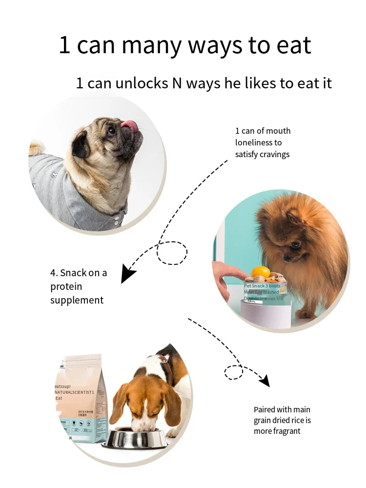 Yihe Dog Canned Snacks Puppies Wet Food Small Dog Canned Teddy Bear Nutrition Fattening Mixed Dog Food