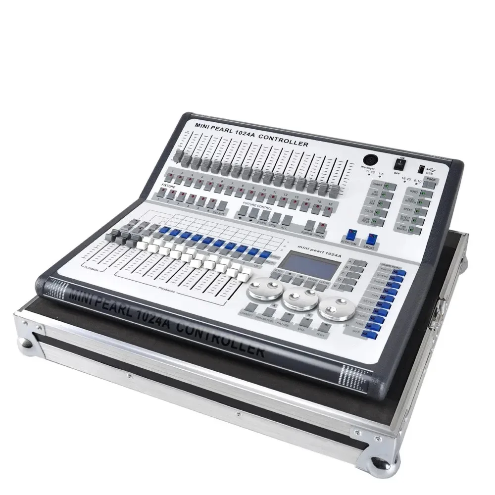 Professional Mini Pearl 1024A Light DMX Controller Console with MIDI