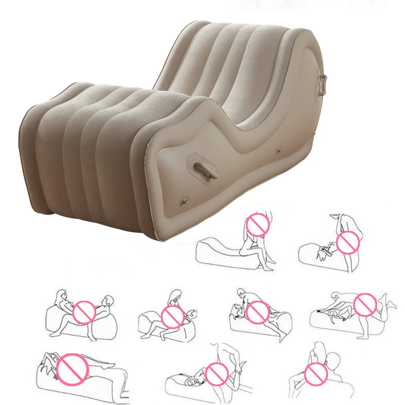 For Living Room Sex Sofa Bed PVC Furniture Air Cushion Bdsm Sexy Chair for Couples Chaise Lounge Red Inflatable Large Sofas