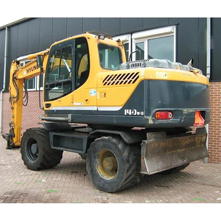 Used wheel excavator Hyundai R150W-9 Korea good condition cheap price for sale second hand R150 15 tons