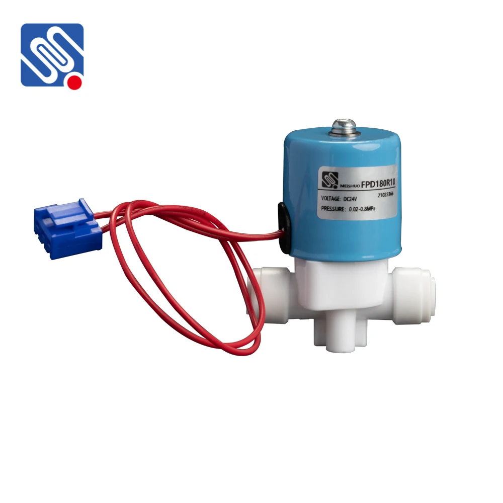 Meishuo FPD180R10 Normally Closed Valve 12V 24V 220V solenoid valve for water purifier water dispenser spares