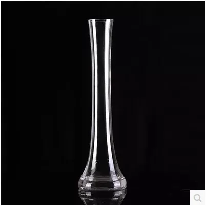 High Quality Transparent Glass Conic Flower Vase conical Wedding Guide Table Vase goblet hydroponic vase for Wedding Decoration