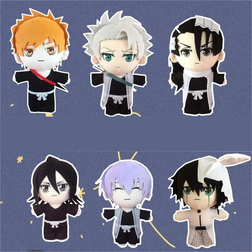 Cute BLEACH Plush Toy Ulquiorra Cifer Kuchiki Rukia Ichimaru Gin Anime Cosplay Plush Doll Toy 20cm Soft Stuffed Pillow Fans Gift