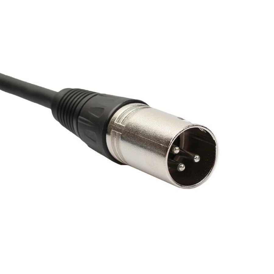 3 Pin XLR Male to Female Microphone Extension Cable Audio Extension Cables Cord Wire Line Black for Microphone CANNON
