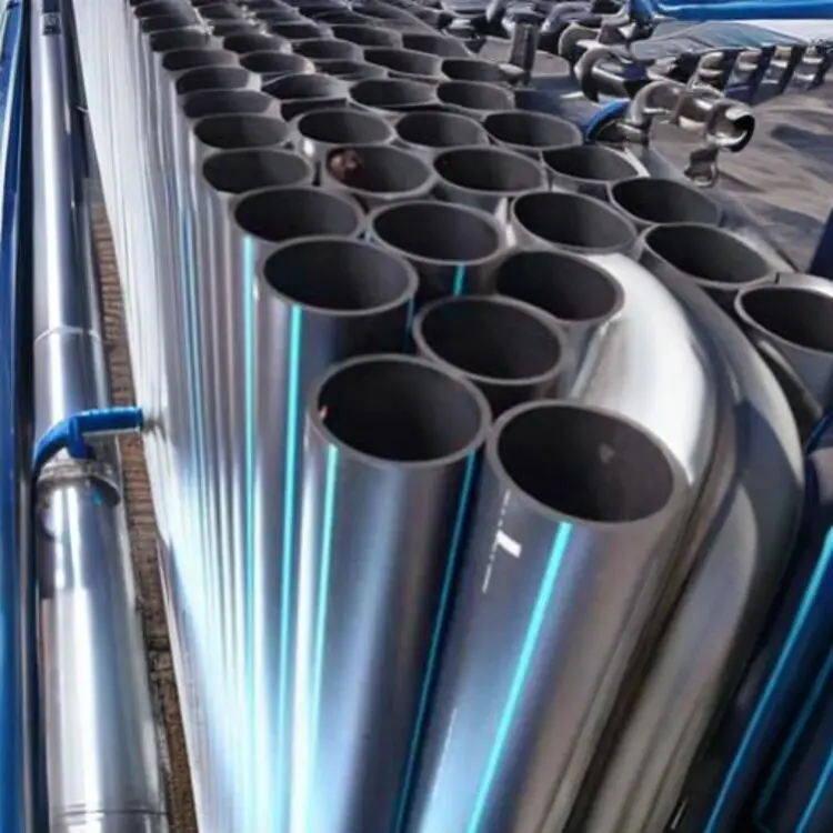 Pe100 Pies 10bar 75mm For Agricultural Irrigation In Coils Black Quick Shipping