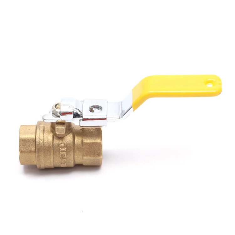 Dn25 Chinese Supplier BSP NPT Thread Brass Lockable Gas Lock Ball Valve