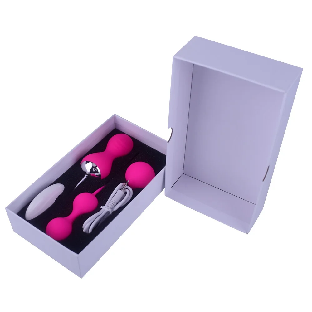 Safe Neutral Packaging OEM Purple Adult Sex Product Exercider Kegel Balls for