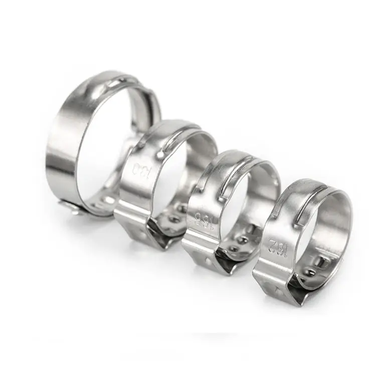 China Manufacturer Assorted Stainless Steel Hose Clamp Micro Polished Fuel Spring Clamp