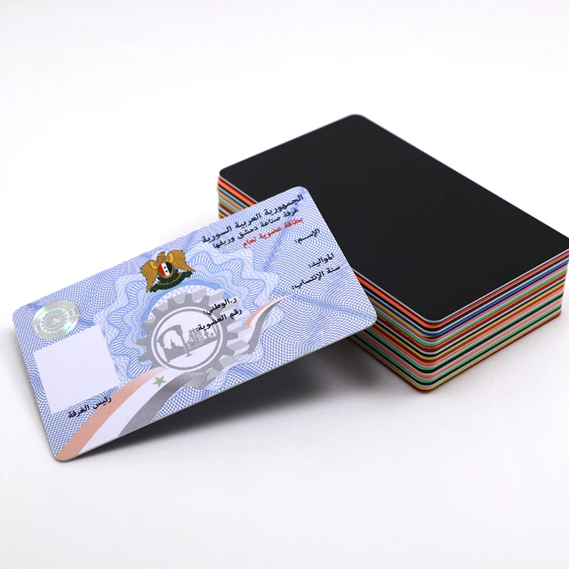 High Quality Anti-counterfeit Printing RFID Hologram Business Card With Sticker