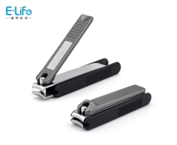 New Professional  Stainless Steel Finger and Toe U Shape with Drawer-Type Rubberized Clean Box Nail File  Nail Clippers  Cutter