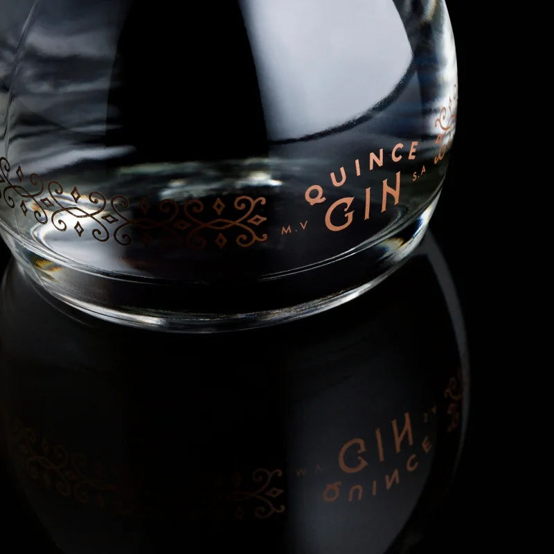 Recyclable 1000ml round empty extra flint glass vodka bottles custom logo empty glass liquor bottle vodka bottle