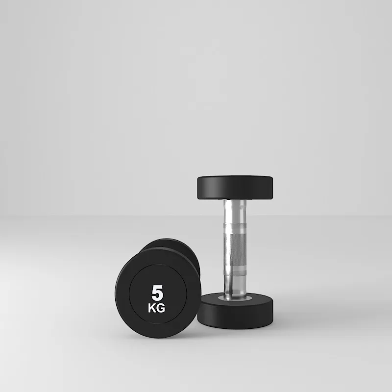 ONESTARSPORTS Good Quality Round Rubber Dumbbell Weight Set Price Coated Dumbbell For Sale