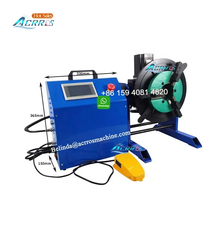 CNC Welding Positioner 200KG 100KG Welding Rotary Turntable with Touch Screen Controller 220V 110V