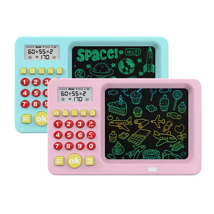 LCD Writing Board Early Learning Oral Calculation Math Machine with Voice Prompt Logical Thinking Coaching Training Machine