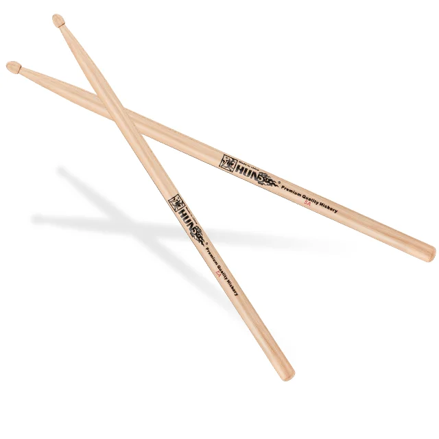Wholesale HUN 5A Wood Hickory Drumsticks with weight paired