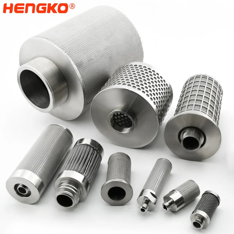 Dust Collector Liquid Filtration Sintered Porous Metal Cartridge Filter Element Industrial Hydraulic Machine Oil Filters (1600518272565)