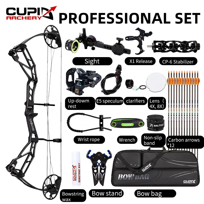 LWANO Archery Compound bow and arrow Set hunting right hand bow 30-70lbs outdoor shooting competition bow and arrow set